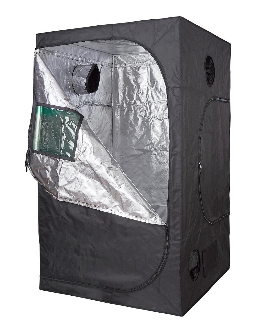 GROWERBASICS HORTICULTURAL TENT 4\' X 4\' X 6.6\' / 120X120X200--22MM POLE