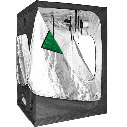 GROWERBASICS HORTICULTURAL TENT 5\' X 5\' X 6.6\' / 150X150X200--22MM POLE